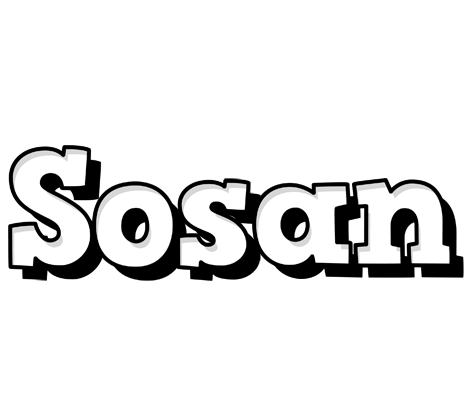 Sosan snowing logo