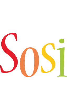 Sosi birthday logo