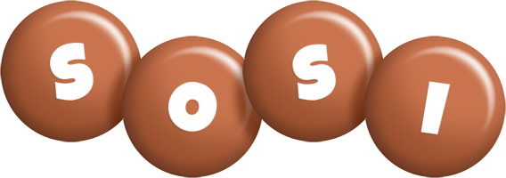 Sosi candy-brown logo