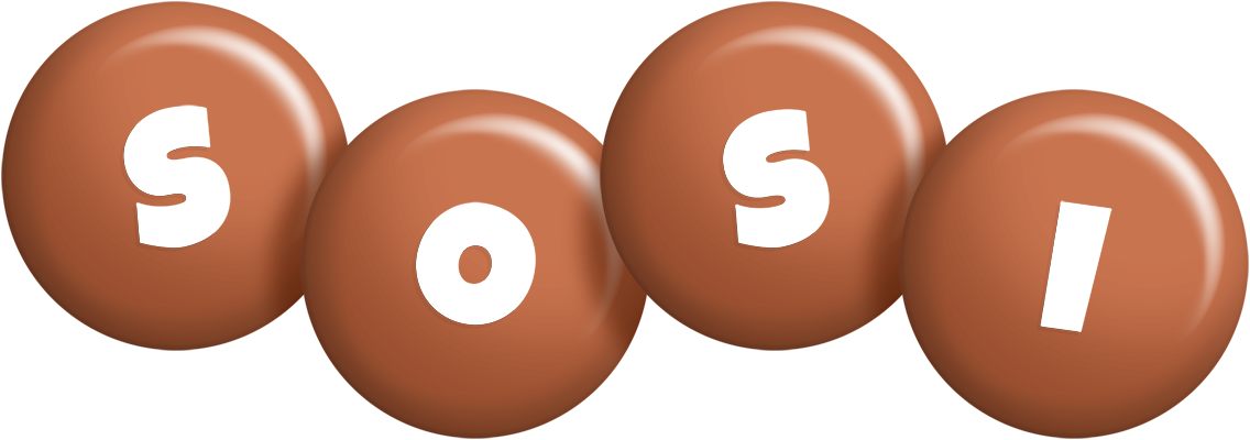Sosi candy-brown logo