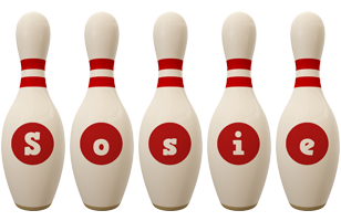 Sosie bowling-pin logo