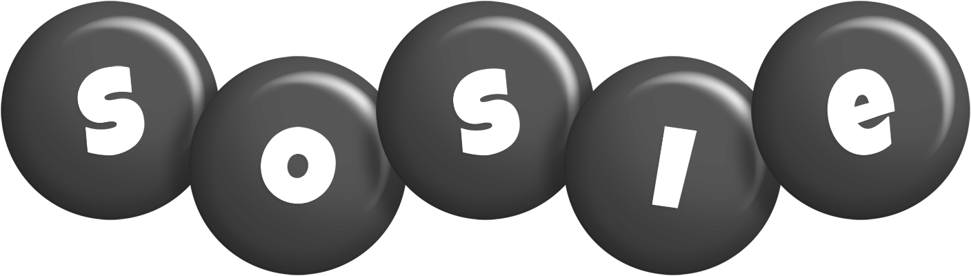 Sosie candy-black logo