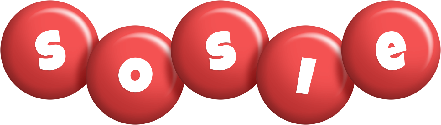 Sosie candy-red logo