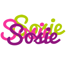 Sosie flowers logo