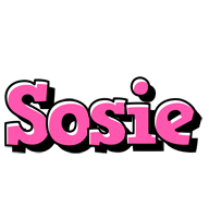 Sosie girlish logo