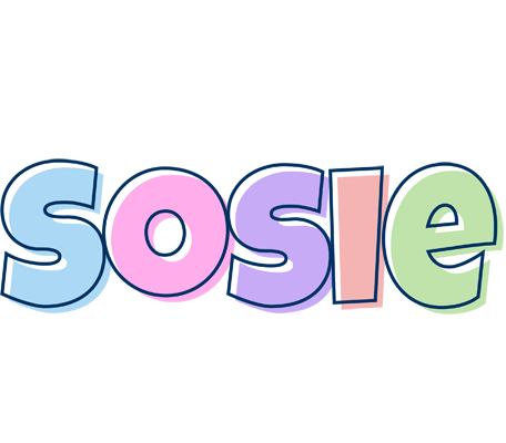 Sosie pastel logo