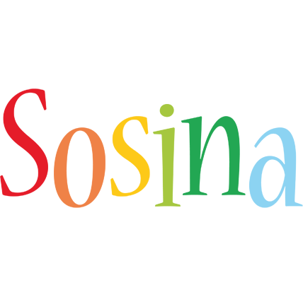Sosina birthday logo