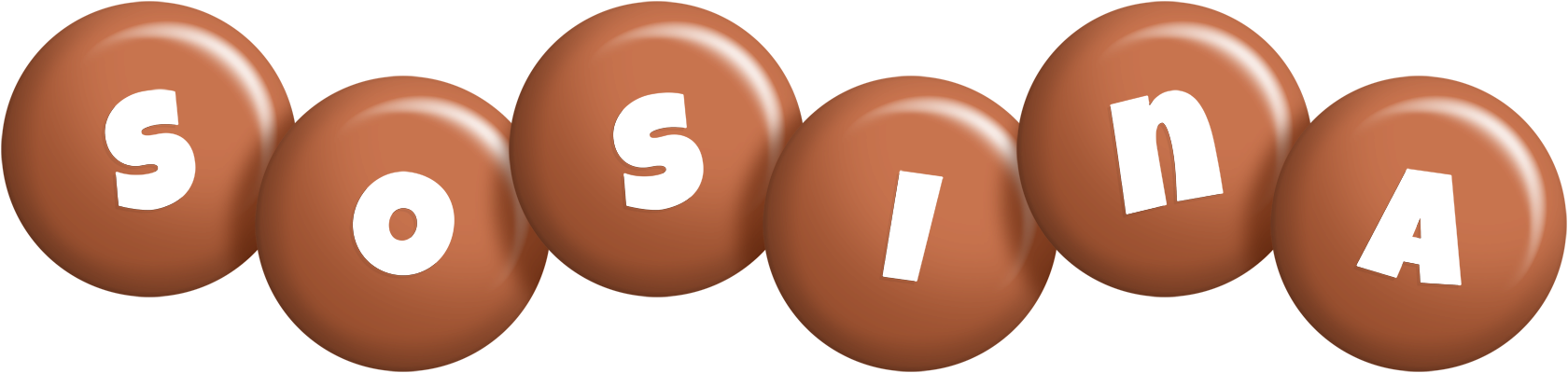 Sosina candy-brown logo