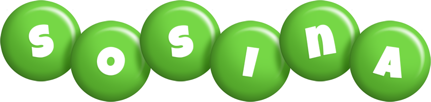 Sosina candy-green logo