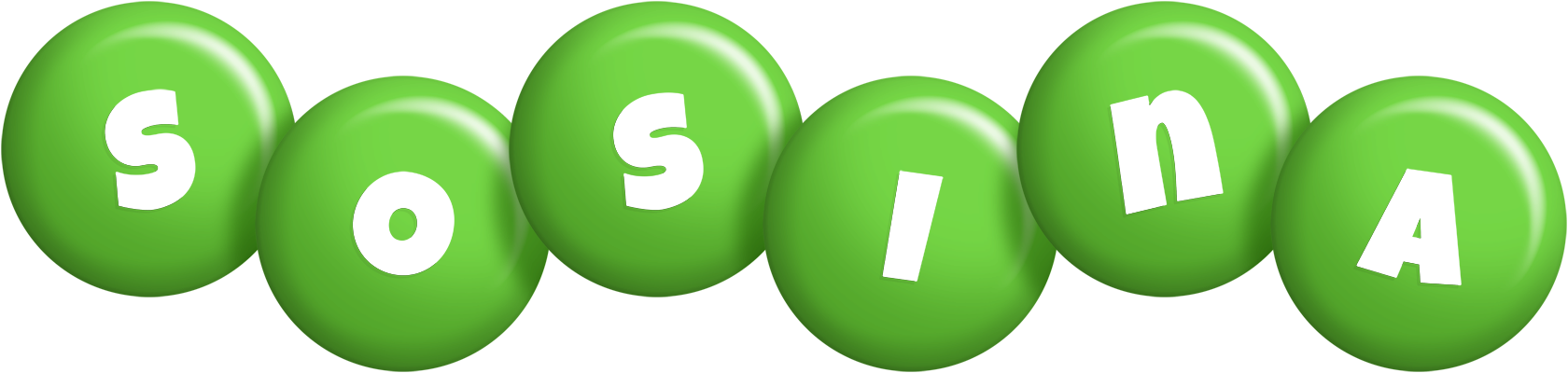 Sosina candy-green logo