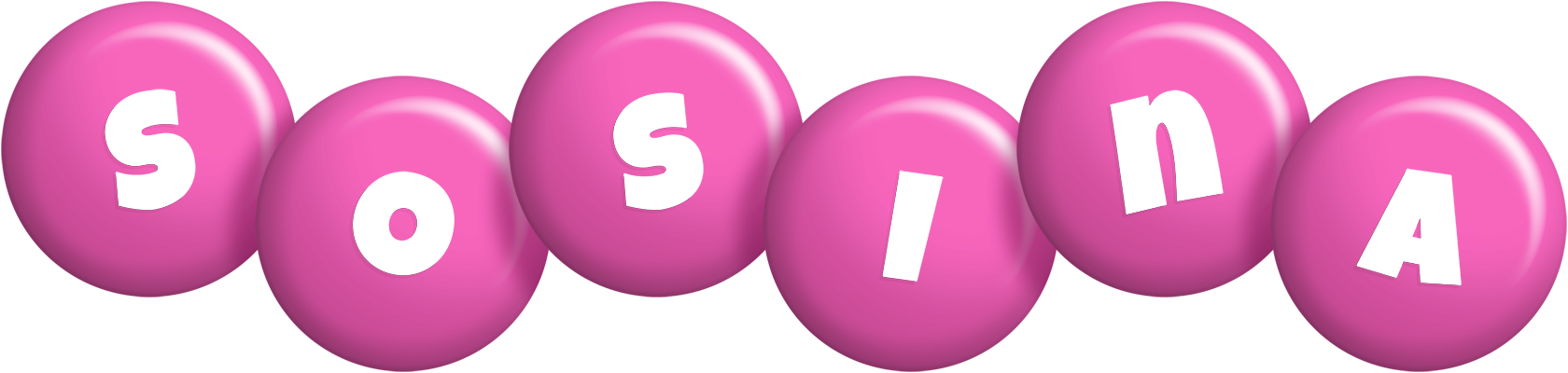 Sosina candy-pink logo