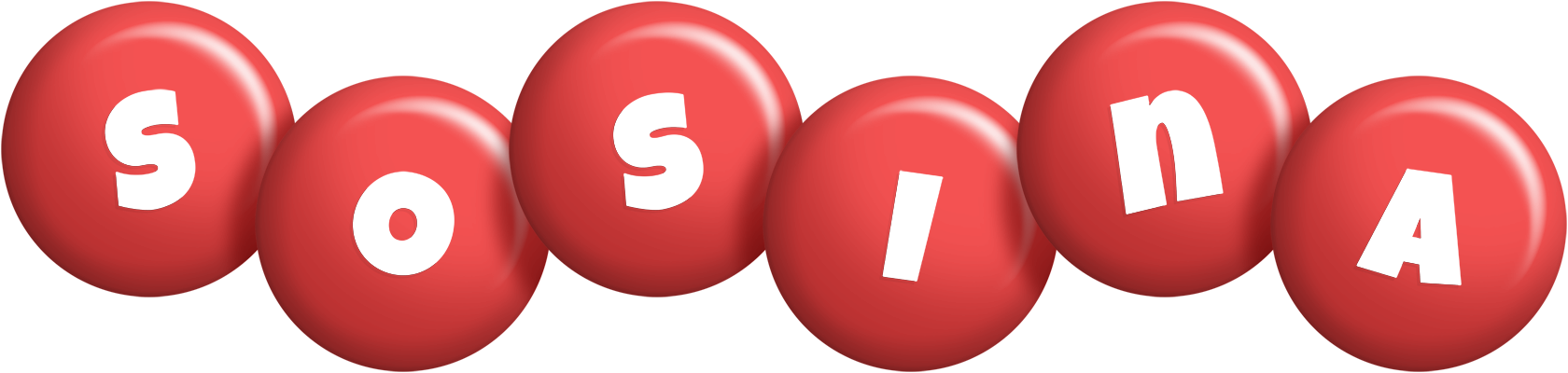 Sosina candy-red logo