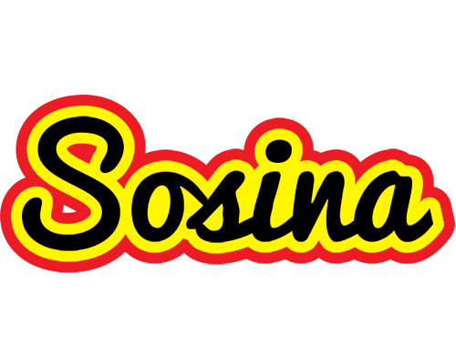 Sosina flaming logo