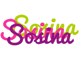 Sosina flowers logo