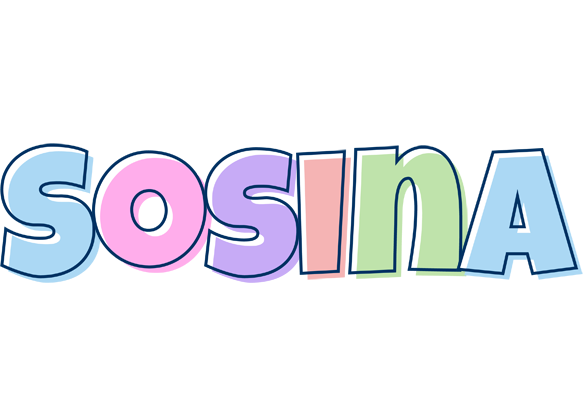 Sosina pastel logo