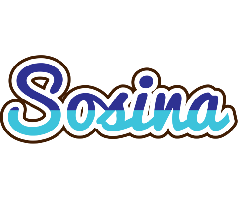 Sosina raining logo