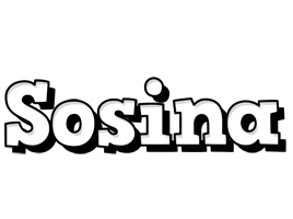 Sosina snowing logo