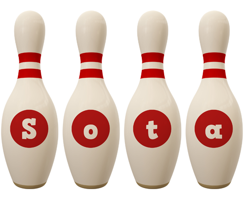 Sota bowling-pin logo