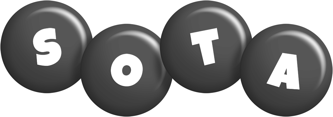 Sota candy-black logo