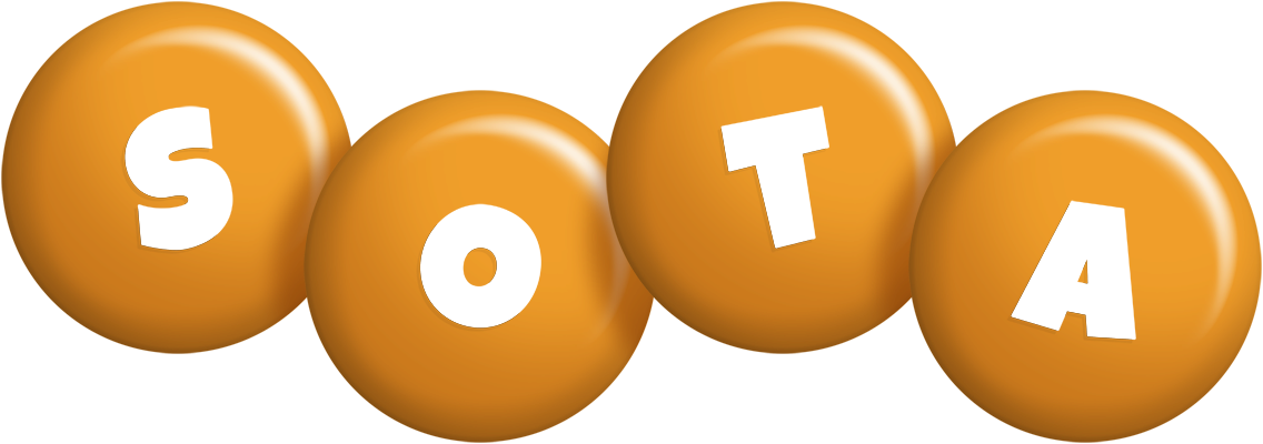 Sota candy-orange logo