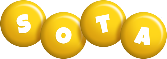 Sota candy-yellow logo