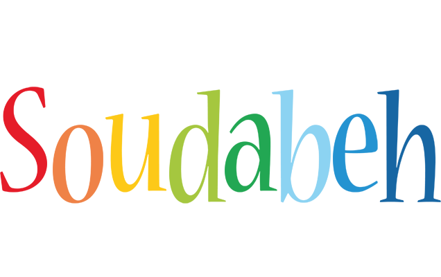 Soudabeh birthday logo