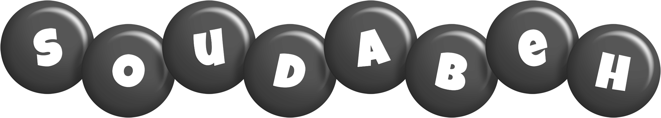 Soudabeh candy-black logo