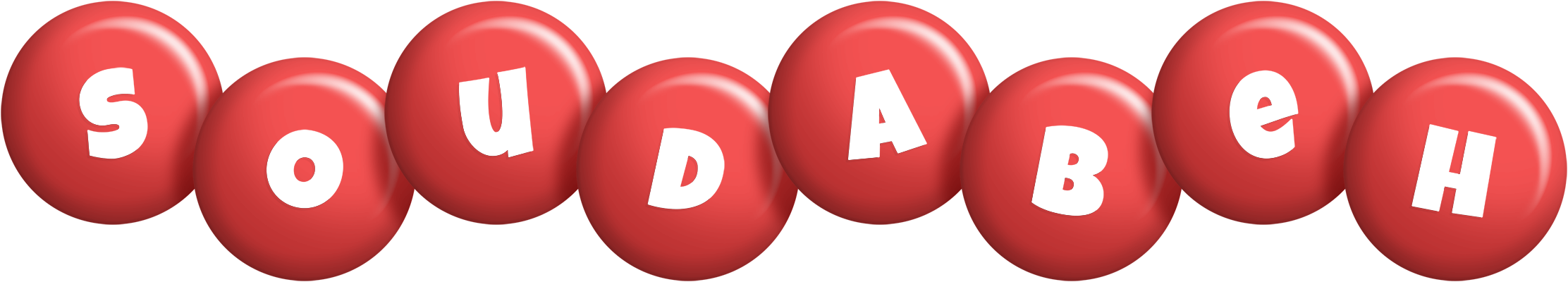 Soudabeh candy-red logo