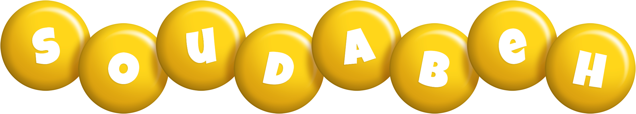 Soudabeh candy-yellow logo
