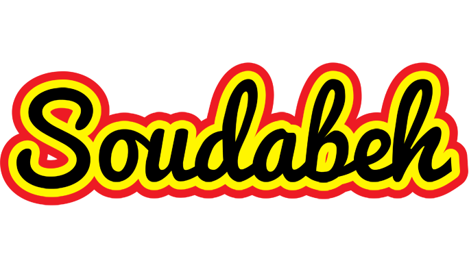 Soudabeh flaming logo