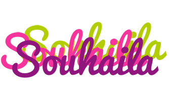 Souhaila flowers logo