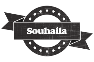 Souhaila grunge logo