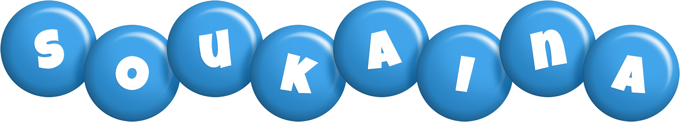 Soukaina candy-blue logo
