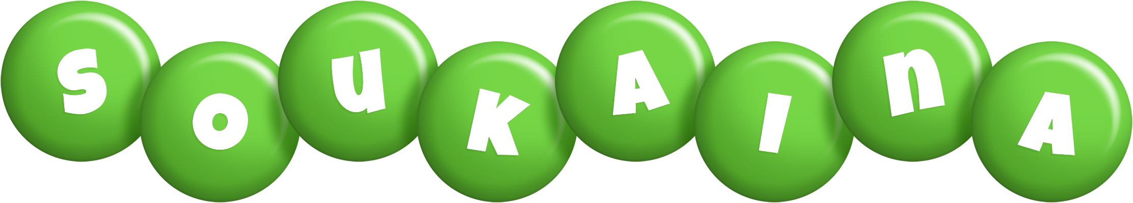 Soukaina candy-green logo