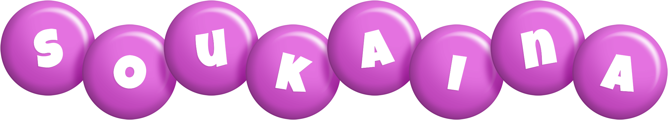 Soukaina candy-purple logo