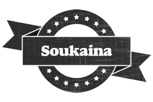 Soukaina grunge logo