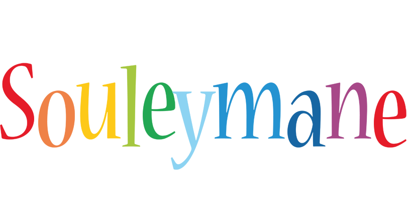 Souleymane birthday logo