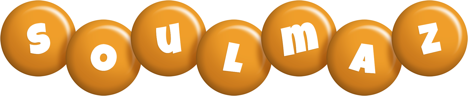 Soulmaz candy-orange logo