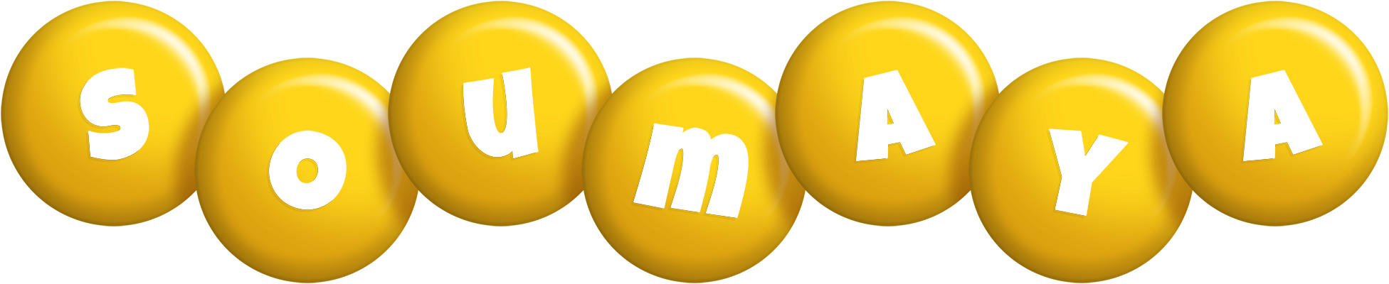 Soumaya candy-yellow logo