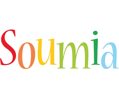 Soumia birthday logo