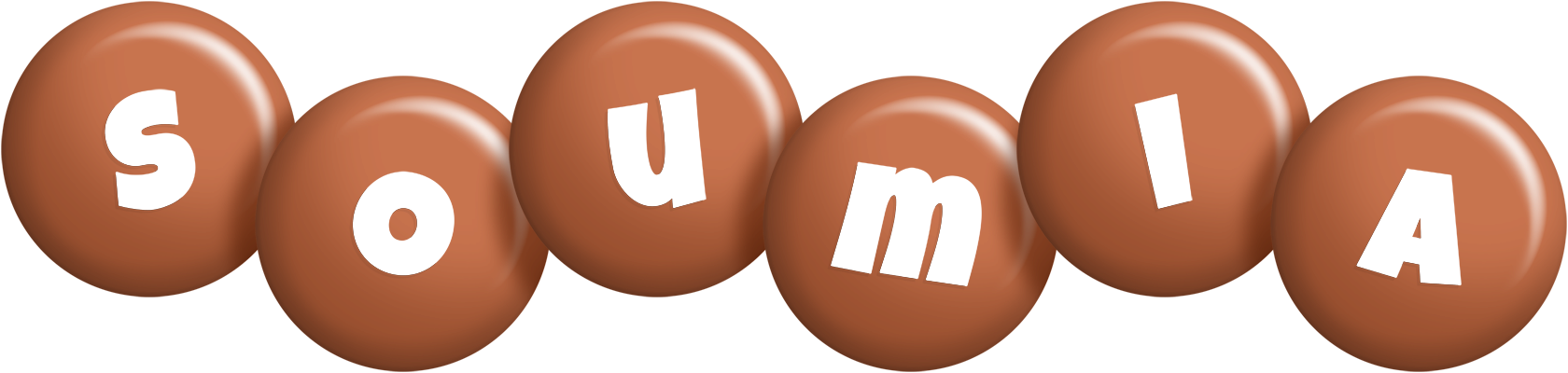 Soumia candy-brown logo
