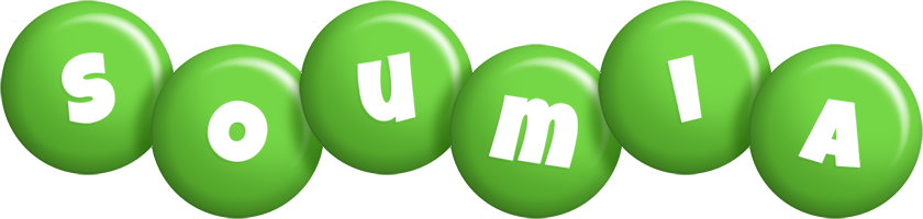 Soumia candy-green logo