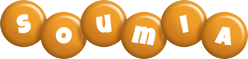 Soumia candy-orange logo