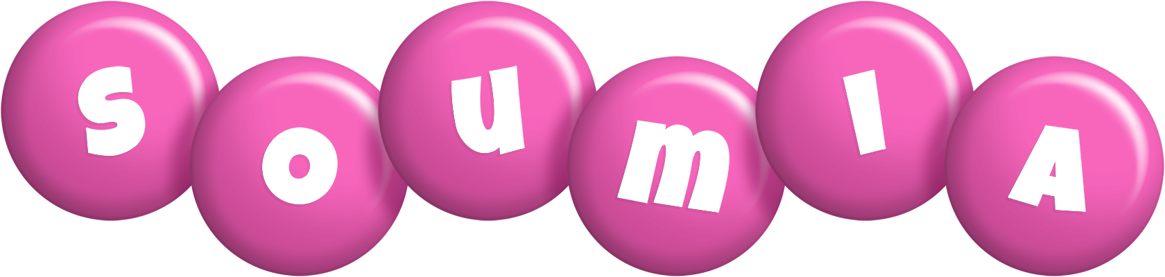Soumia candy-pink logo