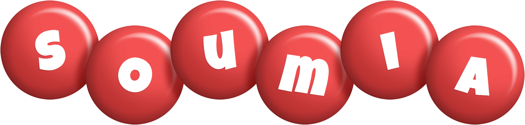 Soumia candy-red logo