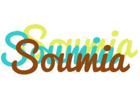 Soumia cupcake logo