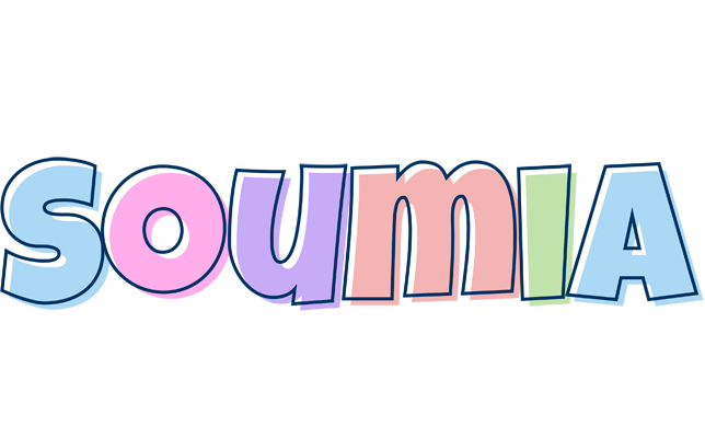 Soumia pastel logo