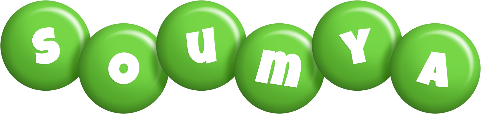 Soumya candy-green logo