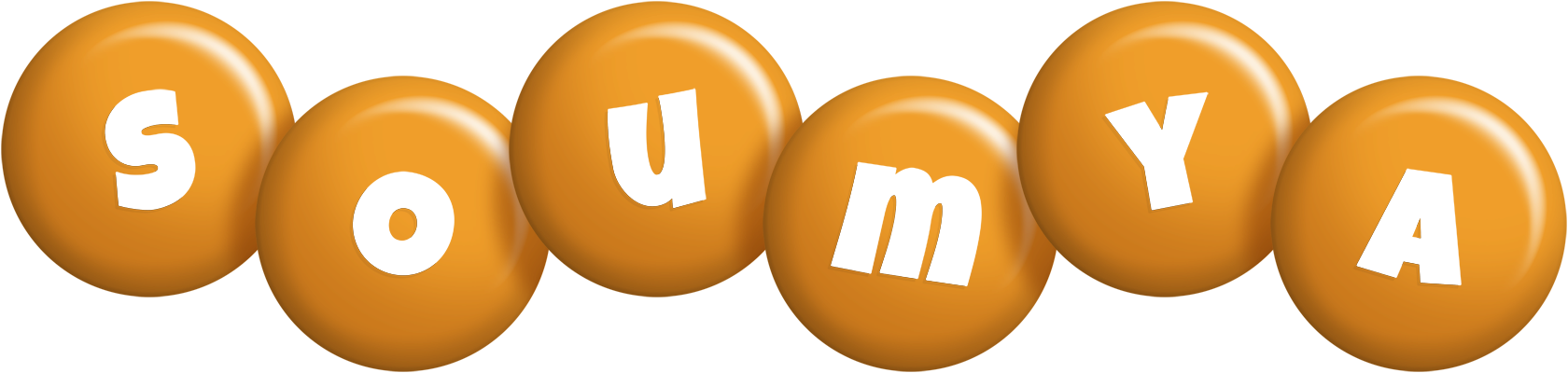 Soumya candy-orange logo