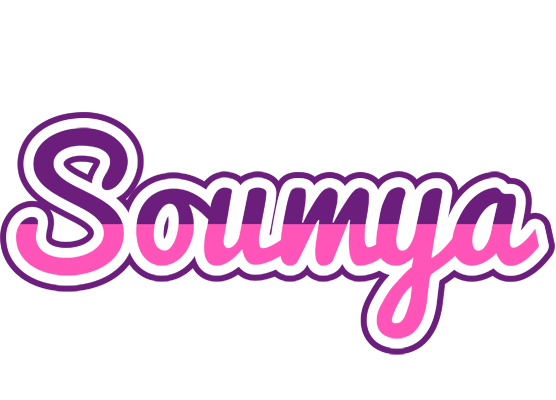 Soumya cheerful logo